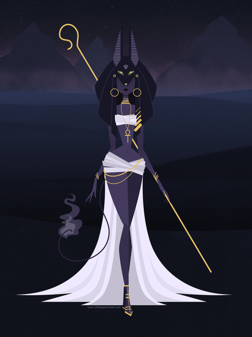 thecelestialchild:  littlepaperforest:  My Anubis for yesterday’s Sketch Dailies :)  This is perfection. 