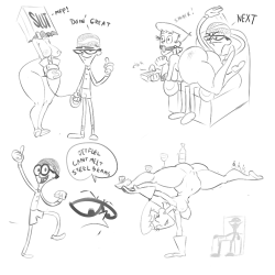 whargleblargle:  “What happened after the events of mom-darker two?” -asked no one. Well here it is anyway. No one ever asks me anything anymore.https://www.patreon.com/whargleblargleBecome a patron to see more sketch dumps and comics. Also, I’m