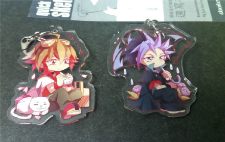 Yu-Gi-Oh ARC-V Yuya Yuto Yugo Yuri Double-Sided Acrylic StrapsGet all these adorable Yus acrylic str