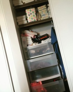cbf89:  The diaper closet needs a good tidying
