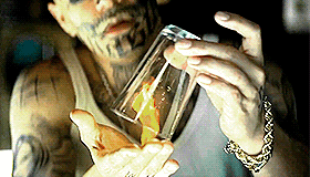 ericscissorhands:*Blows kisses to a bonfire* For Chato Santana. The SKWAD:Jay Hernandez as El Diablo