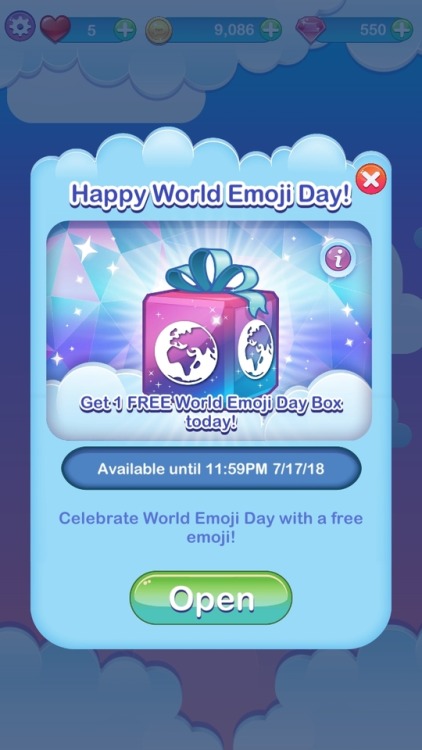 If you play Disney Emoji Blitz, don’t forget to hop on today and grab the free World Emoji Day box