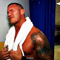 r-keith:  → Randy Orton after his victory against Big Show in his hometown at Extreme Rules backstage  Fuck Me! :P