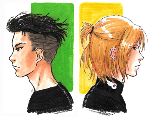 ainitsuite-agape:What better way to check if I’m still able to use copic markers than drawing my best boys? :)[my other YOI art]