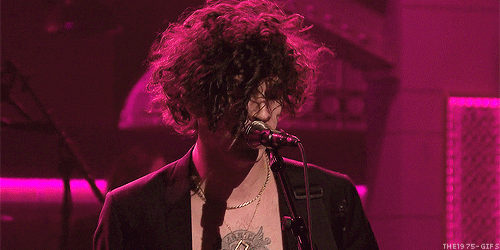 the1975-gifs:SNL // love me