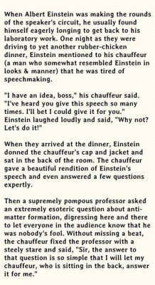 srsfunny:  Einstein’s Clever Chauffeur