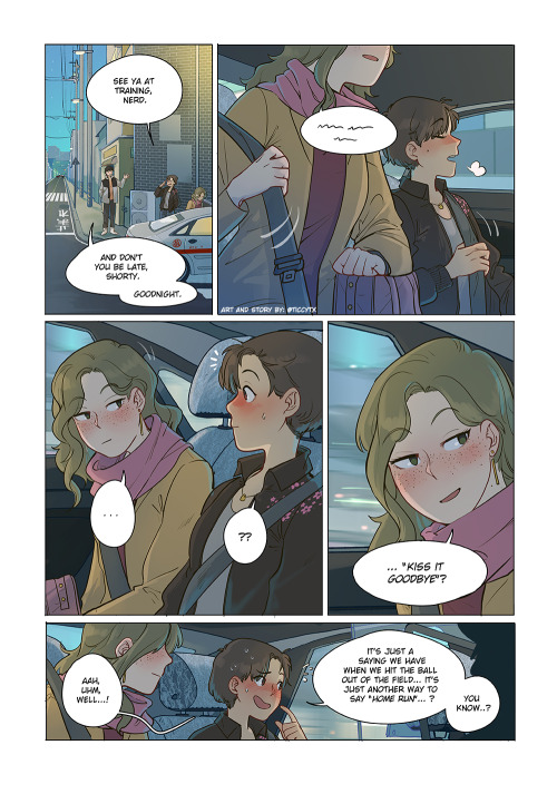 kissitgoodbyecomic:Page 125! Read it on  Tapastic and Webtoon too!! Or read more pages on Patreon in