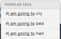astrology-addict:  carrie504:  i think this summarizes Tumblr as a whole  “#i am going to cry”: Cancer, Leo, Virgo, Pisces “#i am going to bed”: Taurus, Libra, Sagittarius, Aquarius “#i am going to hell”: Aries, Gemini, Scorpio, Capricorn