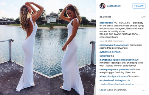 lunarcappy:  sexandtheastrology:  haydenomero:  so i dont know if any of you have heard of essena oneill, but basically she is this 18 year old girl who spend the last year building a ‘career’ in social media and youtube. however, yesterday, she deleted