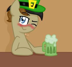 askkensake:banannarts:Kiss me, I’m Irish~askkensake(Happy birthday Kenny!!! I wish you all the best on your birthday/St. Patty’s Day!!)thanks a lot darling &lt;3  Love the irish hat and mug and hope you had a wonderful st. pattys as well :)  ^w^