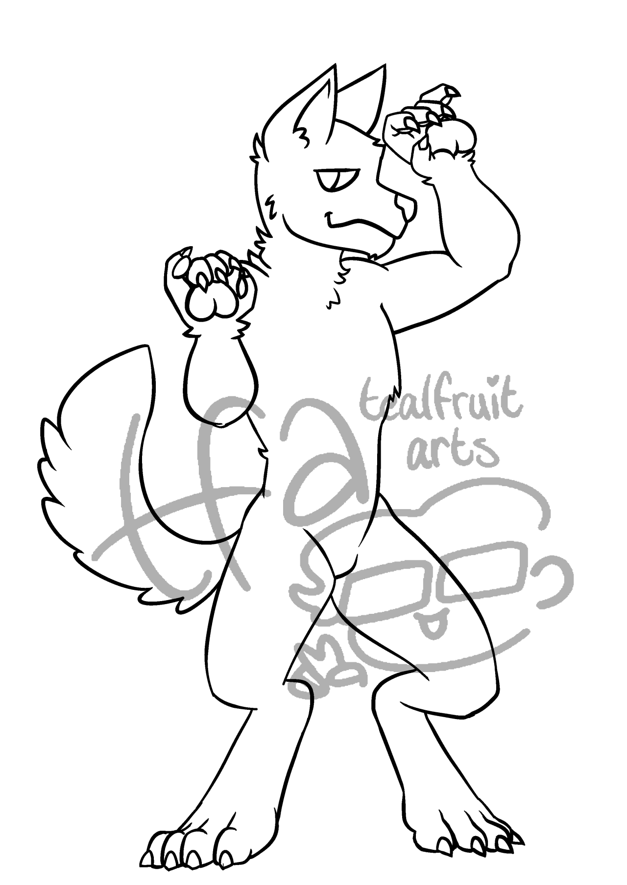 #fursona base on Tumblr