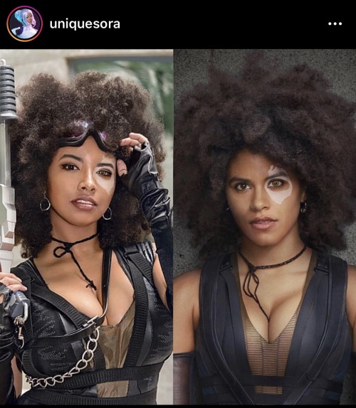 best-buoy:  raphaelsoftiago:  catchymemes: IG: Uniquesora  SHE LOOKS MORE LIKE DOMINO THAN THE ACTUAL DOMINO, H O W   you missed the best one with her irl gf 