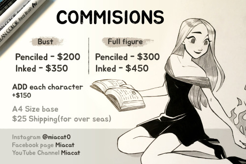 Commissions are OPEN!If you are interested, feel free to DM me.-Payment upfront via PayPal-Please in