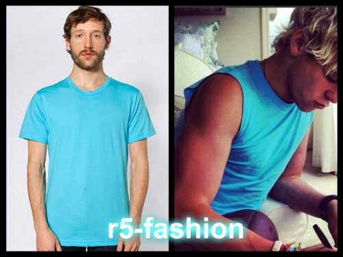 r5-fashion: Fine Jersey Short Sleeve T-Shirt in aqua (EXACT) - American Apparel - $18.00   Stor