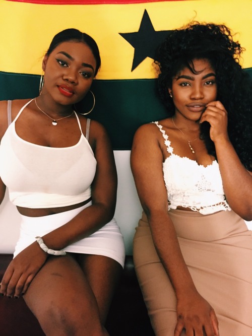 lilypokuah: MADANFO. translation : friend in twi. (ghanaian language) baby girl on the right : ninit