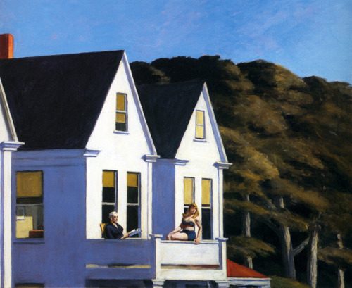 sullypants:artist-hopper: Second Story Sunlight, 1960, Edward HopperSize: 101.6x127 cmMedium: oil, c