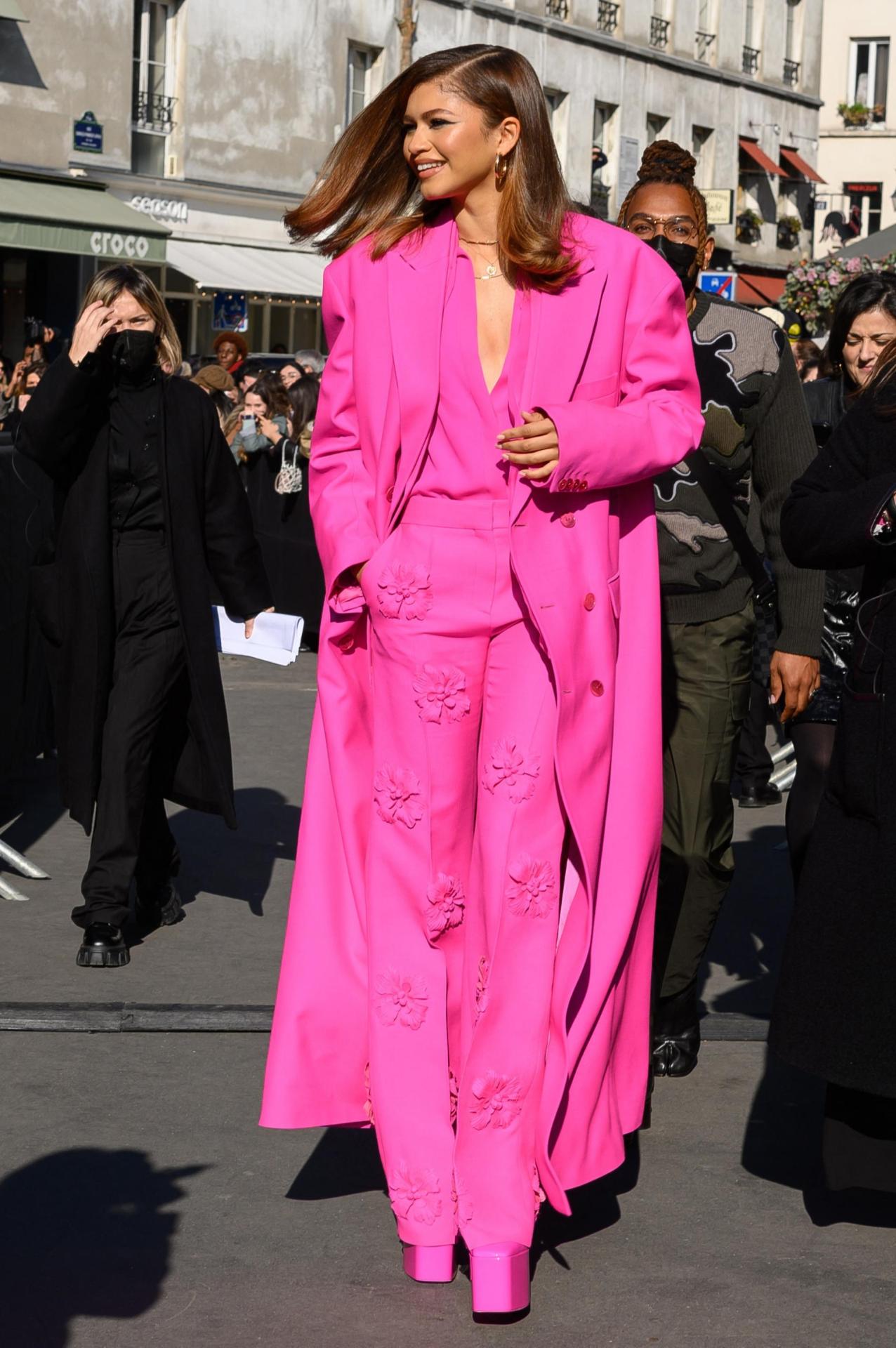 Celebrities wear the Valentino Pink PP Collection (1/?)
03.06.22 - 04.16.22Mar 06, 2022 | Zendaya - Attends Valentinos Fall/Win 22-23 Show
Mar 10, 2022 | Maluma - Performs in Paris
Mar 13, 2022 | Simone Ashley - Attends the 2022 BAFTAs
Mar 16, 2022 | Maluma - Performs in London
Apr 04, 2022 | Saweetie - Attends the 2022 Grammys
Apr 04, 2022 | Billy porter - Presents at the 2022 Grammys
Apr 07, 2022 | Kris Jenner - At the premiere of The Kardashians
Apr 14, 2022 | Gillian Anderson - At the premier of The First Lady
Apr 15, 2022 | Omar Apollo  - Performs at Coachella
Apr 16, 2022 | Conan Gray - Performs at Coachella #celebrity fashion#valentino #valentino pink pp #zendaya#conan gray#simone ashley#maluma#saweetie#billy porter#kris jenner#gillian anderson#omar apollo#mine#hot pink