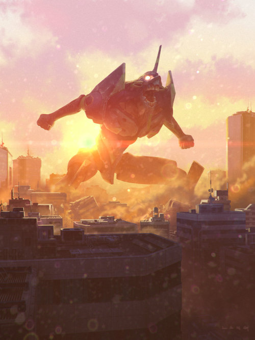 bellatorinmachina: Evangelion, Macross, Gundam, Guyver by ryan lang