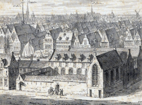 Abraham de Haan the Younger - Cellebroeders Convent in 1544 (1733).