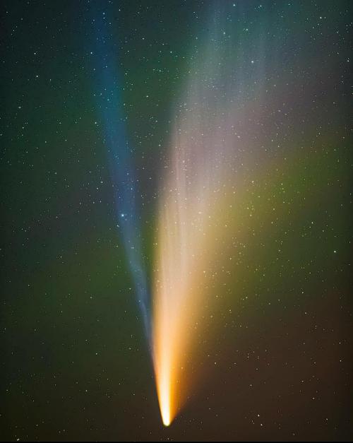 space-pics: Comet NEOWISE. Credit: Matt Dieterich