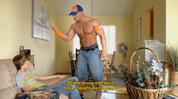 gaybravo:  gr0sse:  don’t you ever forget that the fred movie happened, and more importantly, that john cena played fred’s dad in the fred movie  This looks like the start of a porno but ok