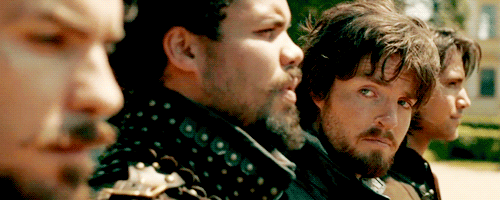 enigma-the-mysterious:fox-rain:allforoneandeverymanforhimself:A bodyguard of Musketeers? It’s like b