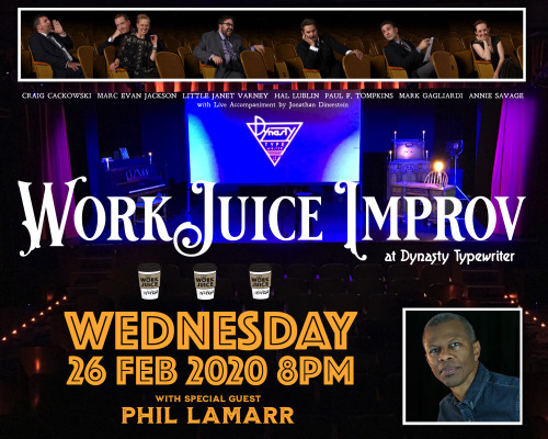 Come on now Los Angeles this is in two days let’s not play little baby games here  WorkJuice Improv 