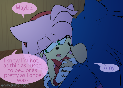 Porn Pics e-vay:Uh-oh, Sonic being a romantic?! A sort