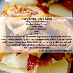 rocklovejewelry:Savory Viking Age Recipes.  Nom nom!More @ rocklovejewelry