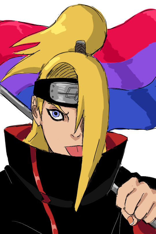 I'm drawing one Naruto character every day this month! Day 6: Deidara : r/ Naruto