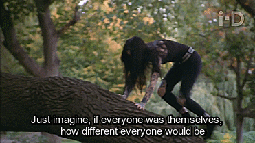 mattyhaely:Grace Neutral x  The Tattoo-Covered Alien Princess