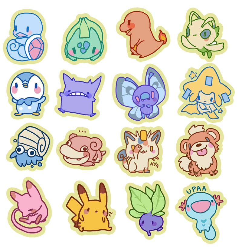 mandibuzz eats orphans maikonkon some pokemon stickers i made for