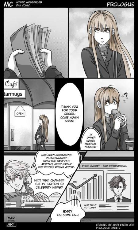 “MC” Mystic Messenger Fan Comic. Prologue Part 1Prologue:   Part 1   Part 2   Part 3Day 01:   Part 1