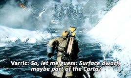 sublimepoint: » Varric & Cadash: shifty smugglers (*´∀｀)人(´∀｀*)
