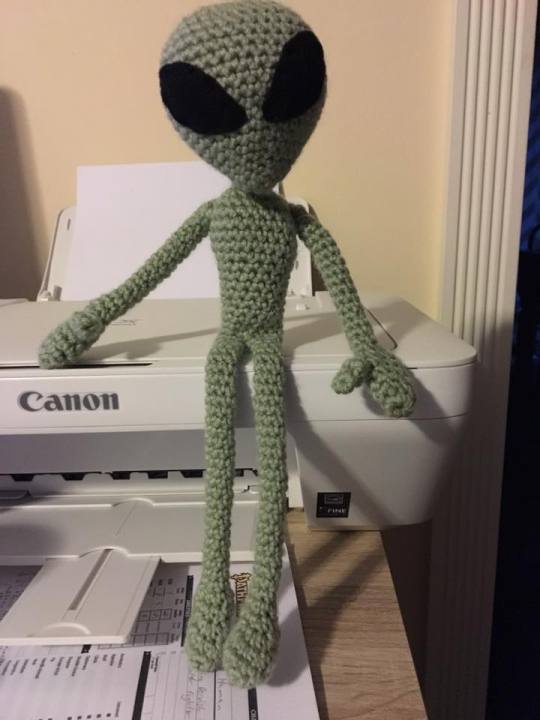 Once Upon A Crochet Alien Pattern