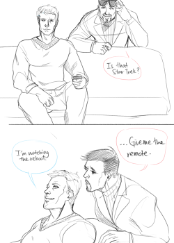 ironfries:  here is a 616 fancomic with tony