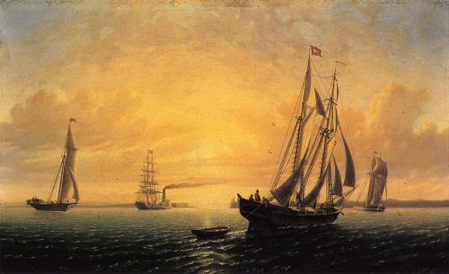 The Schooner &lsquo;Jane&rsquo; of Bath, Maine, 1857, William Bradford