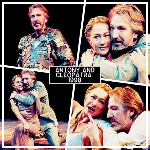 fidelesir:karthaeuser65:Alan Rickman on Stage…Alan Rickman wrote an essay on playing Jaques that del