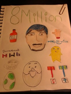 moreidcmlover:  HAPPY 8 MILLION SUBSCRIBERS