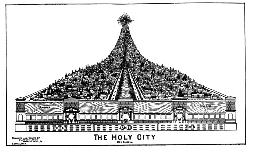 deathandmysticism:Clarence Larkin,Holy City, Study of the Book of Revelation, 1919