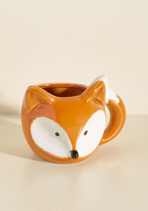 littlealienproducts:Fox Mug from ModCloth