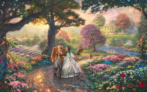 artandonuts: Breathtaking Paintings by Thomas Kinkade