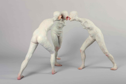 sixpenceee: Creepy sculptures by Choi Xoo Ang. Many of the pieces give metaphorical shape to r