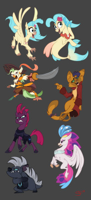 thatpsychoraccoon: joliecarbone: I truly ADORED the mlp movie. These guys are sooo cool.  Hey guys I have a new artblog where you can see my more serious, less silly posts. Ill still upload doodles and some fanarts here but consider the new one as my