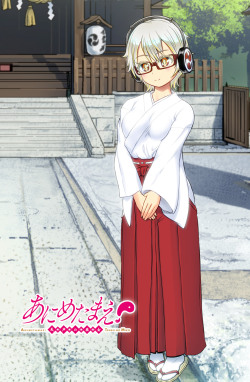 rebisdungeon:  Harara in Miko(shirine maiden)