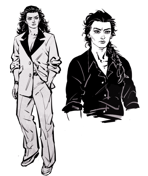 some of the yakuza characters as women
