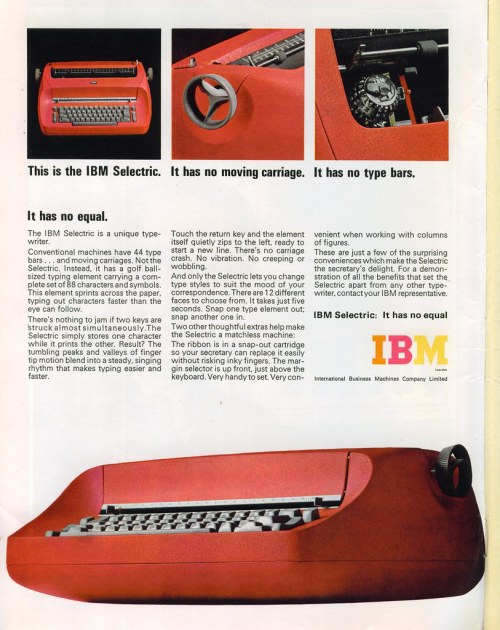 IBM Selectric - TIME - June 17 1966 by Connor Molloy flic.kr/p/5R6XkV