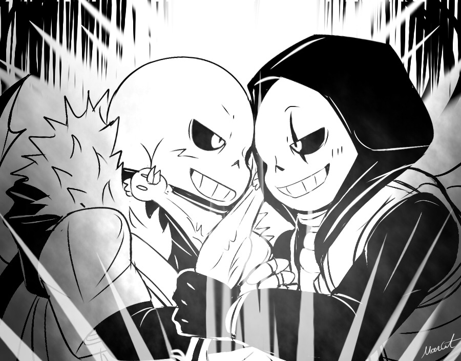 Epic!Sans VS Cross!Sans, Animação Dublada PT-BR