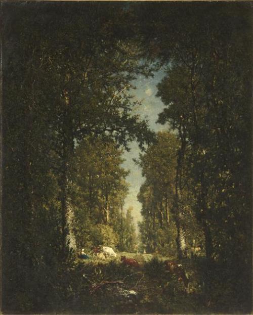 Avenue, Forest Isle Adam, 1849, Theodore Rousseau