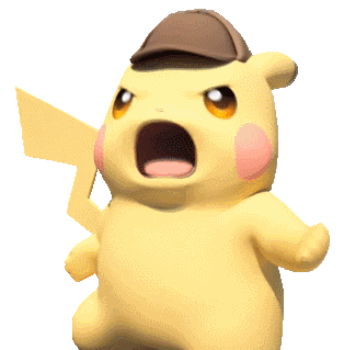 Ckarasu S Art Corner That One Detective Pikachu Gif That Was Going